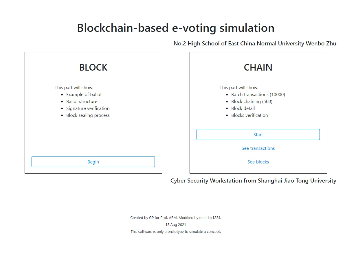 An e-voting system based on Blockchain Technology logo or preview